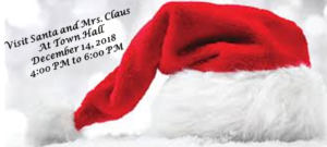 Visit Santa and Mrs. Claus @ Town Hall